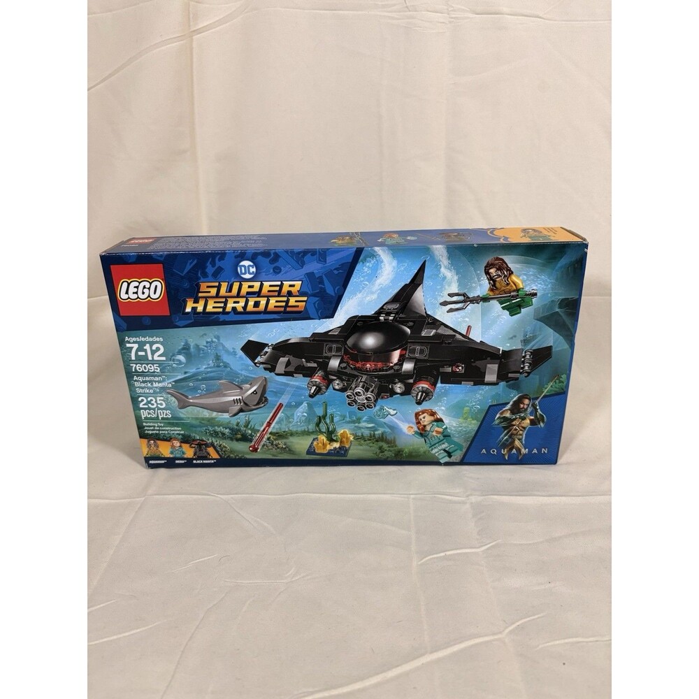 LEGO 76095 "DC Super Heroes" Aquaman Black Manta Strike Retired New Sealed